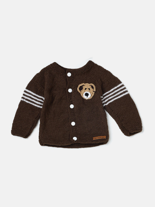 Beary Cute Sweater Set- Brown