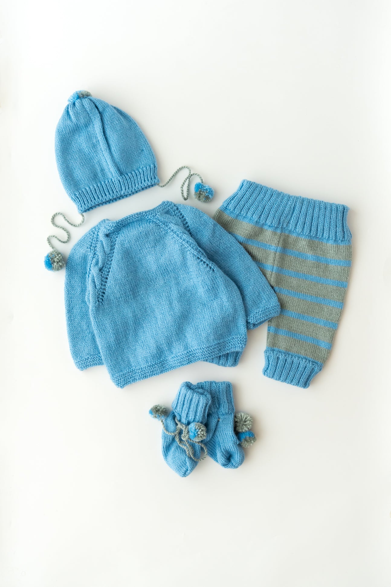 Sky & Sea Adventure Pyjama Set- Blue & Grey