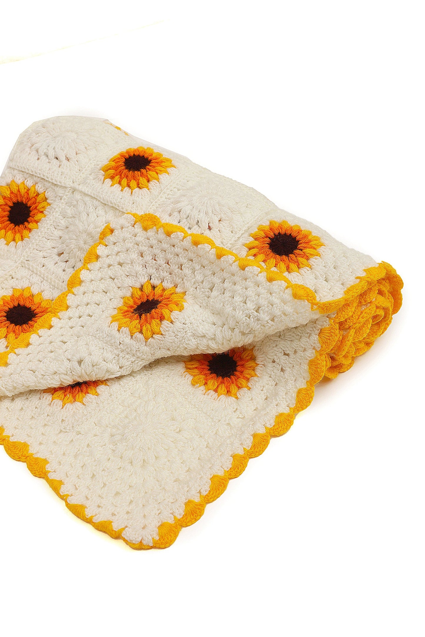 Sunshine Bloom Blanket – Sunflower Granny Squares