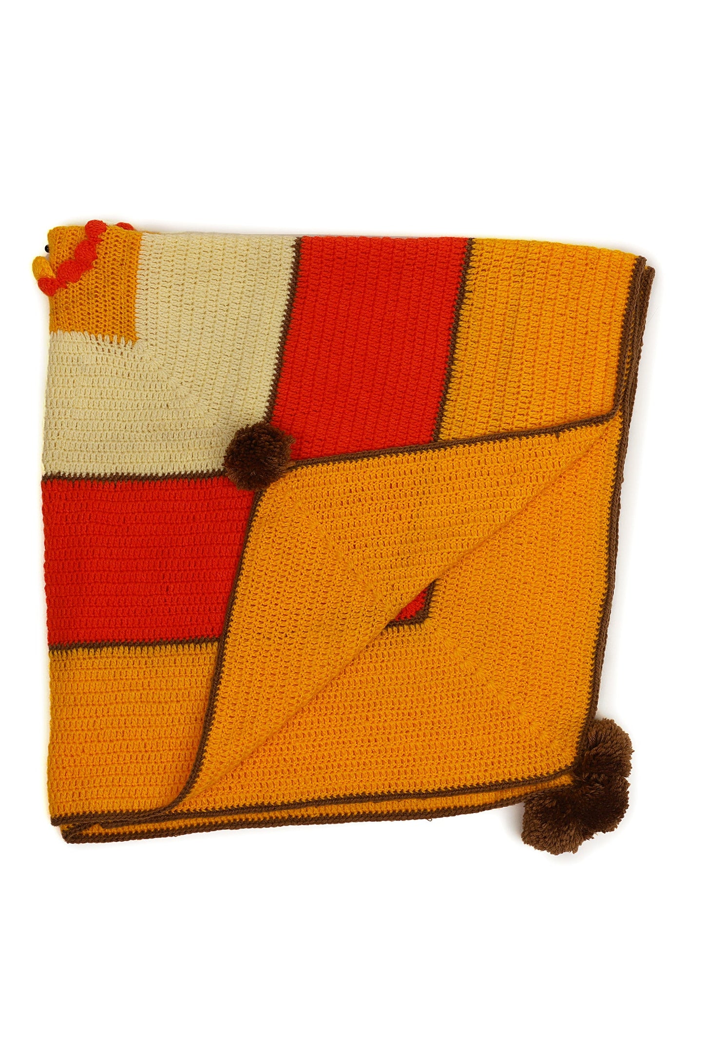 Roar & Snuggle Blanket- Yellow & Orange