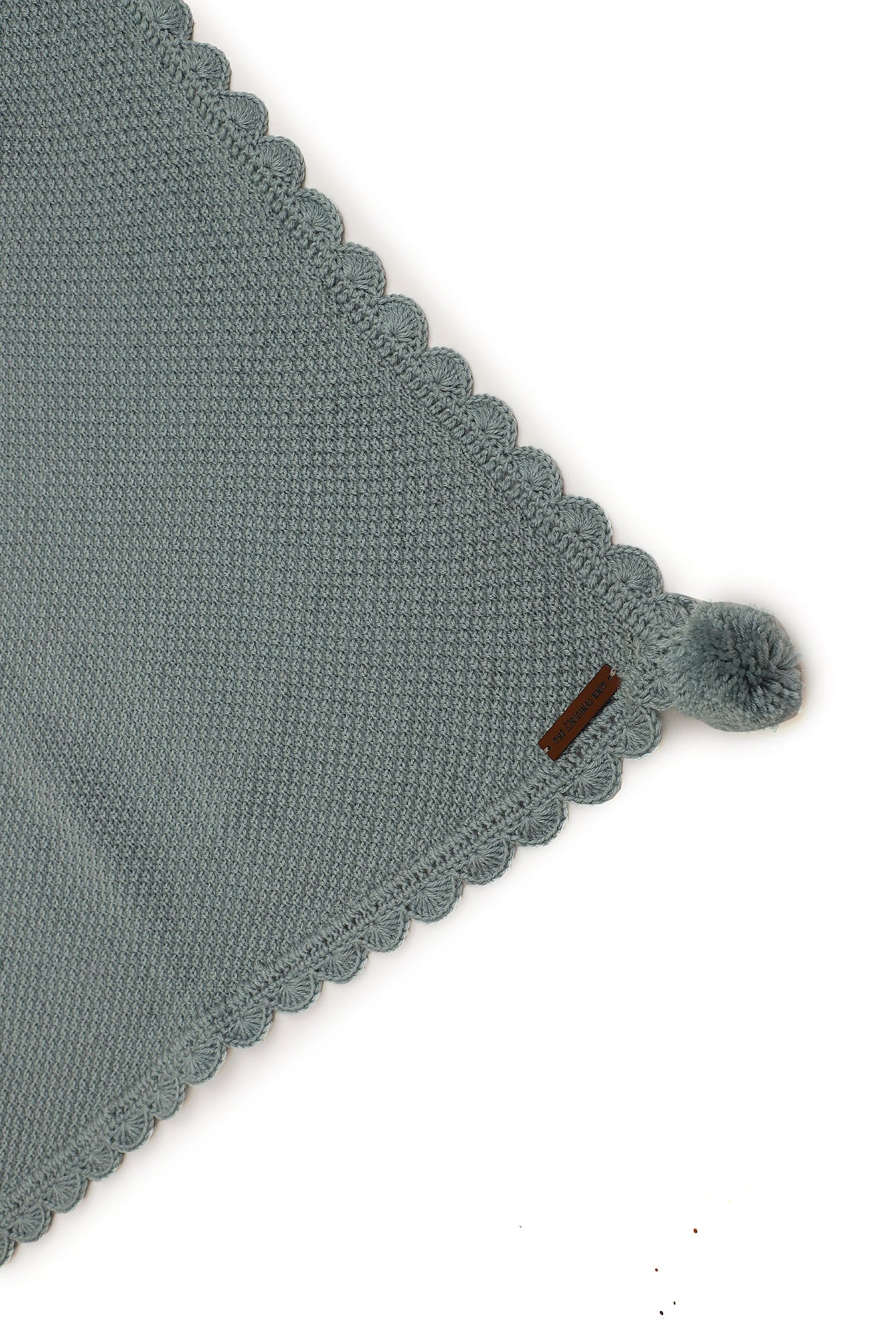 Pom Pom Hugs Blanket- Grey
